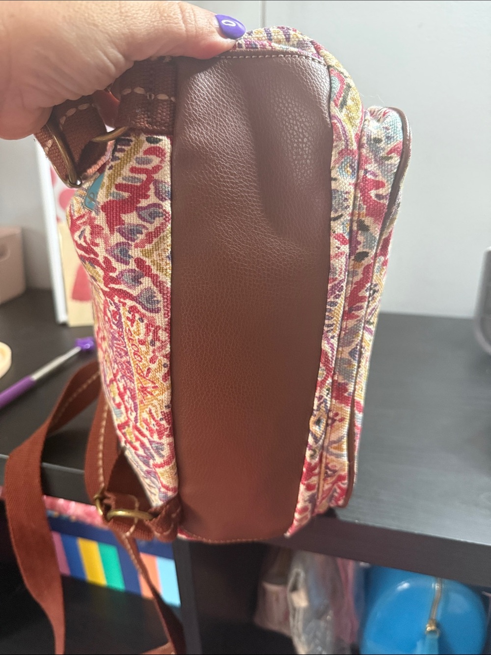 Sakroots Artistic Circle Convertible Flap Backpack - Picture 8 of 14